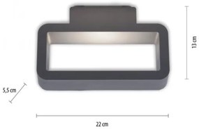 Paul Neuhaus 9668-13 - Applique da esterno LED HENDRIK LED/5,2W/230V IP54