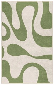 Tappeto verde lavabile 60x100 cm Matcha Latte – Mila Home