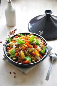 Tajine nero , ⌀ 32 cm Flame - Emile Henry