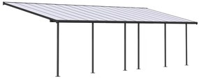 Tettoia per terrazza in alluminio Sierra Palram - Canopia 3 x 9,71 m grigio