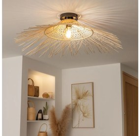 Brilagi - Lampadario LED a montaggio superficiale CERIA BOHO, 1xE27/40W/230V, Ø 100 cm, bambù