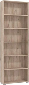 MADDIE - libreria sei ripiani moderno minimal in legno