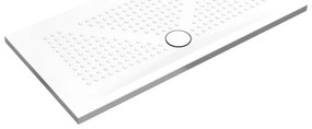 Piatto doccia in ceramica PUNTO bianco L 140 x L 70 x H 3.5 cm opaco