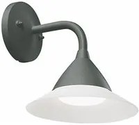 Petunia - Lampada Applique Da Parete A Led 20W A Luce Fredda Colore Grigio