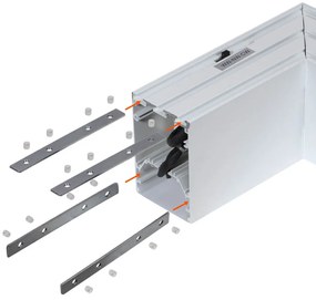 Angolo LED luminoso 8W per Lampade Lineari CCT Bianco