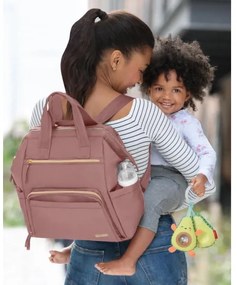Skip Hop - Zaino fasciatoio MAINFRAME Dusty rose per passeggino