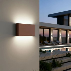 Applique LED 12W Bidirezione IP65 CCT Bianco Variabile - Corten