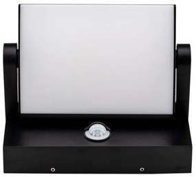 Lampada da parete LED esterna con sensore LED/17W/230V 4000K IP65 nero