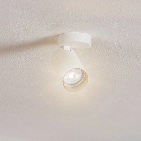 Nowodvorski Lighting Faretto da soffitto Mono I bianco, interno oro, a 1 luce.