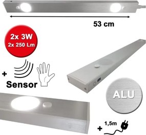 HiLite - Lampada LED sottopensile con sensore BERN 2xLED/3W/230V 4000K