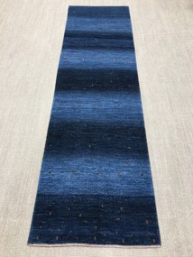Loribaft Tappeto persiano 280 x 80 Blu (Iran) Annodato A Mano