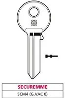 20pz chiave ottone scm4 (g. vac 0) securemme vit47578