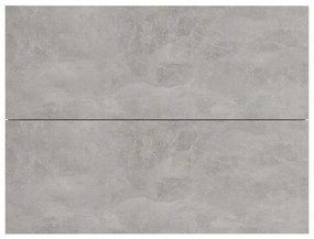 Comodino Grigio Cemento 40x30x30 cm in Legno Multistrato