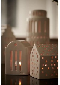 Portacandele in ceramica per tea light Urbania Lighthouse Smithy - Kähler Design