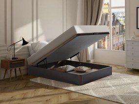 Base del letto con contenitore - 160x200cm - Wengé opaco - HESTIA di DREAMEA PLAY