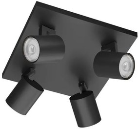 Philips - Faretto RUNNER 4xGU10/20W/230V nero