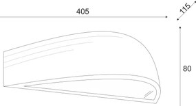 Applique OAK 1xE27/60W/230V quercia