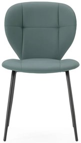 Set di sedie da pranzo verde scuro 2 pz Maura - Marckeric