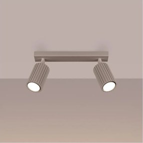 Brilagi - Faretto LED CRESTO 2xGU10/10W/230V taupe