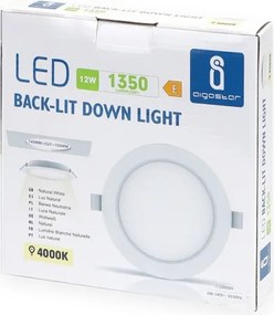 Aigostar - Lampada LED da incasso LED/12W/230V 4000K diametro 17,5 cm bianco