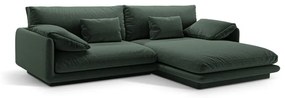 Divano angolare verde scuro (angolo destro) Torino - Micadoni Home