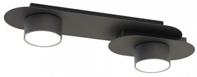 Lampada da soffitto in acciaio STILO 2 nera da interno 2xGX53 Colore del corpo Nero