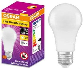 Lampadina LED Antibatterica A100 E27/13W/230V 2700K - Osram