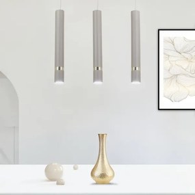 Brilagi - Lampadario a sospensione con filo POKER 3xGU10/25W/230V beige