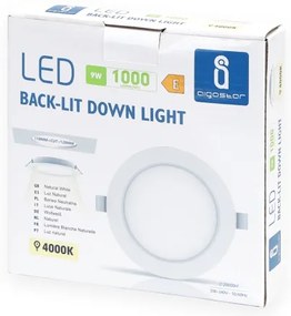 Aigostar - Lampada LED da incasso LED/9W/230V 4000K diametro 14,5 cm bianco