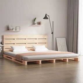 Giroletto Senza Materasso 140x200 Cm İn Legno Massello Di Pino /