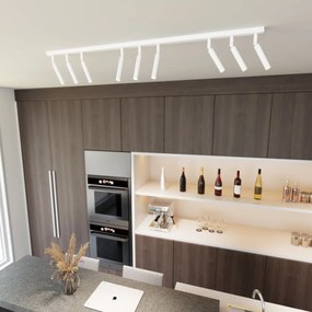 Lampadario Orientabile da soffitto IVI 9 White