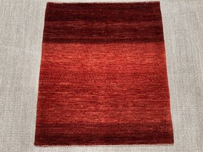 Loribaft Tappeto 100 x 80 Rosso (Iran) Annodato A Mano