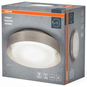 Osram - Plafoniera ORBIS MADRID 2xE27/10W/230V Ø 29 cm cromo opaco