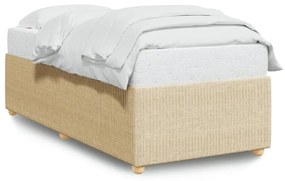 Giroletto Senza Materasso Crema 90x190 Cm İn Tessuto /