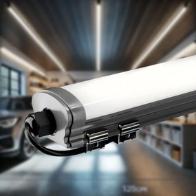 Lampada LED sottopensile LED/60W/230V 6000K 120 cm IP65 nero