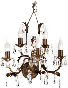 ONLI - Applique TERESA 5xE14/6W/230V bronzo