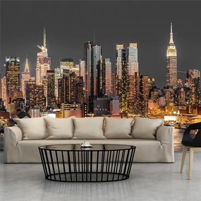 Fotomurale  NYC: Twilight  Colore Grigio, Dimensioni e Misure 300x210