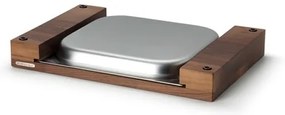 Continenta C4210 - Tagliere da cucina con ciotola in noce 39 x 27 cm