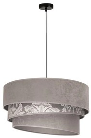 Duolla - Lampadario a sospensione con filo TRIO 1xE27/40W/230V diametro 45 cm grigio