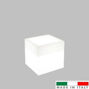 Cubo Illuminabile 40x40xH40cm E27 Colore Bianco