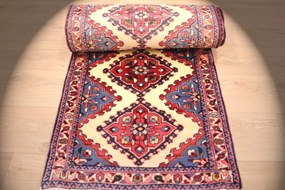 Hamedan Tappeto 400 x 70 (Iran) Annodato A Mano