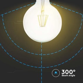 Lampadina LED FILAMENT G125 E27/12W/230V 6500K