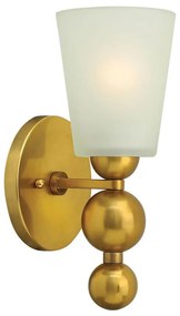 Hinkley - Applique ZELDA 1xE27/60W/230V ottone