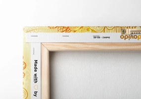 Quadro su tela – Mandala etnica dorata