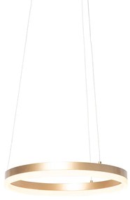 Lampada a sospensione di design oro 40 cm incl. LED dimmerabile a 3 livelli - Anello