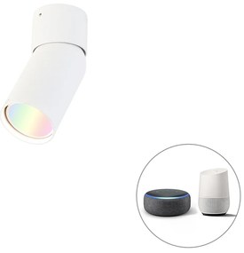 Faretto intelligente bianco orientabile con Wi-Fi GU10 - Falo