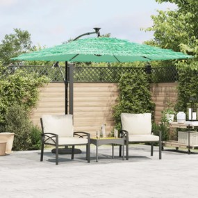 Ombrellone Da Giardino Con Palo İn Acciaio Verde 269x269x235 Cm /