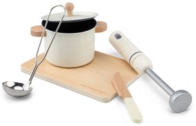 Set di alimenti per preparare la zuppa