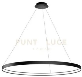 Anello sospensione nero verniciato diam.109cm 2700k 3832lm 65w dimm...
