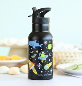 A Little Lovely Company - borraccia in acciaio inox, 350 ml - spazio